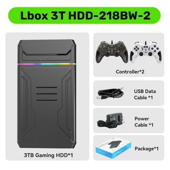 3T Gaming HDD Launchbox OS Retro Game Console for XBOX/PS4/Switch/PS3/PS2/PS1/WiiU/Wii/DC with 10107 Games for Windows PC/Laptop 7