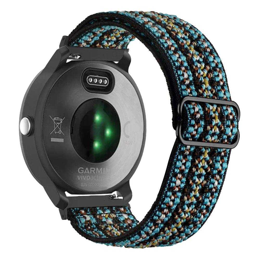 Premium Nylon Elastic Wristband Bracelet for Smartwatches - 20mm/22mm Strap Accessories