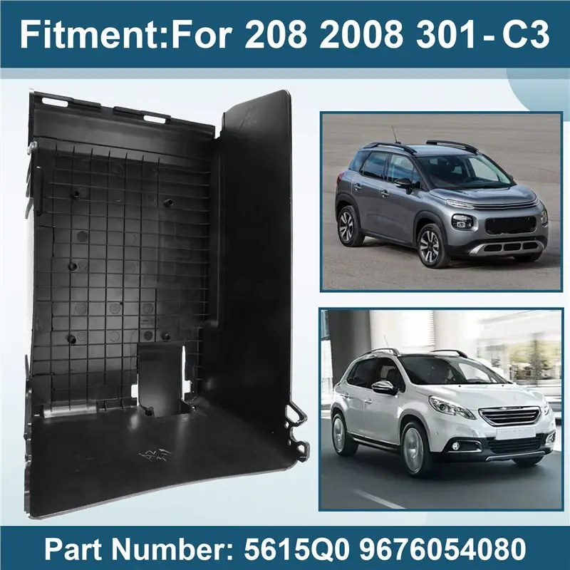시트로엥 C3, 208, 2008, 301용 QB-배터리 홀더 배터리 박스 5615Q0 9676054080