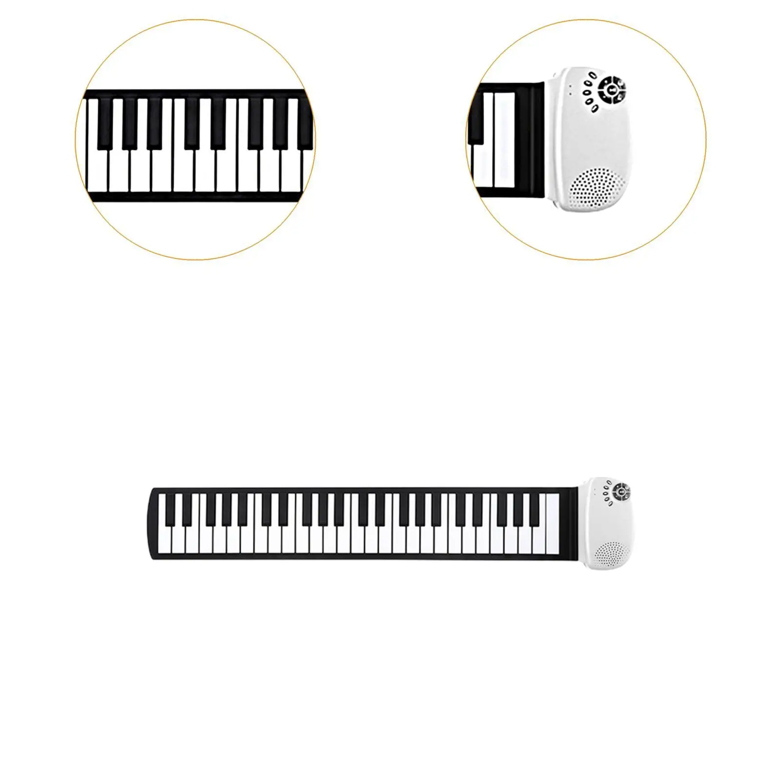 49 Key Roll up Piano Support Headphone and Speaker Electronic Hand Roll Piano for Kids Ages 3+ Class Teaching Adults Beginners 49 Key Roll up Piano Support Headphone and Speaker Electronic Hand Roll Piano for Kids Ages 3+ Class Teaching Adults Beginners
