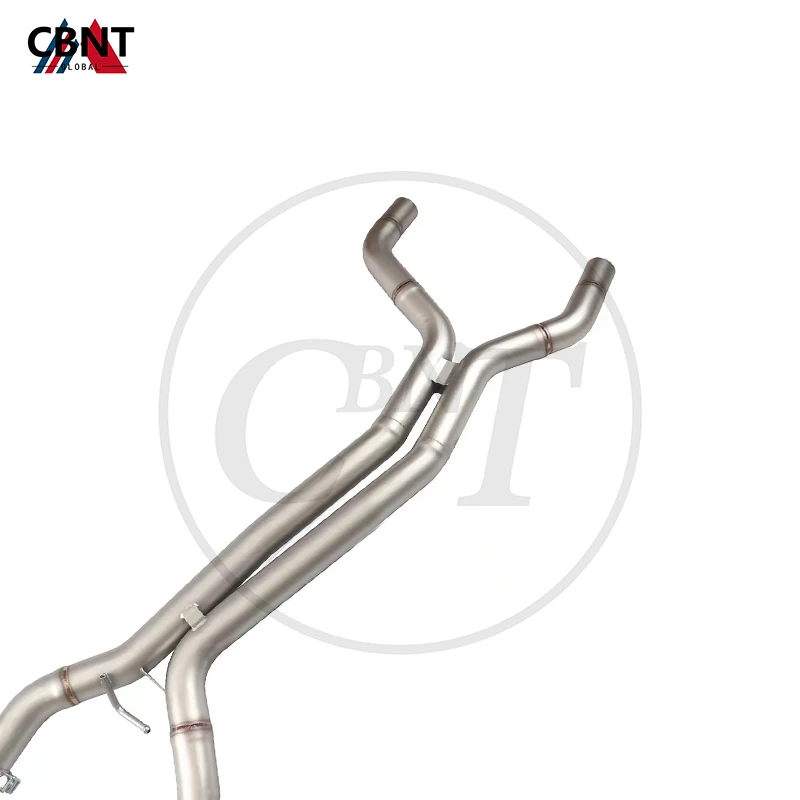 CBNT for Porsche Cayenne 958 3.0T 3.6L 3.6T 4.8L 4.8T 2010- Valved Exhaust Catback SS304 Exhaust-pipe with Valve Muffler
