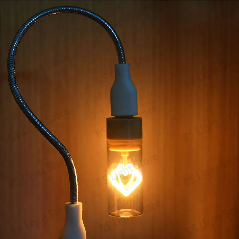 Ein Satz LED-Lichter 5V, drei Modi, kreative Filament-Retro-Edison-Glühbirnen, Raumdekoration, Neujahrs-Nachtlichtbirne – Detail 3