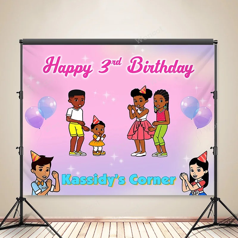 Gracie's Corner Backdrop Girls Birthday Backdrop Gracies Corner Banner Poster Decor Party Decorations Photography Props