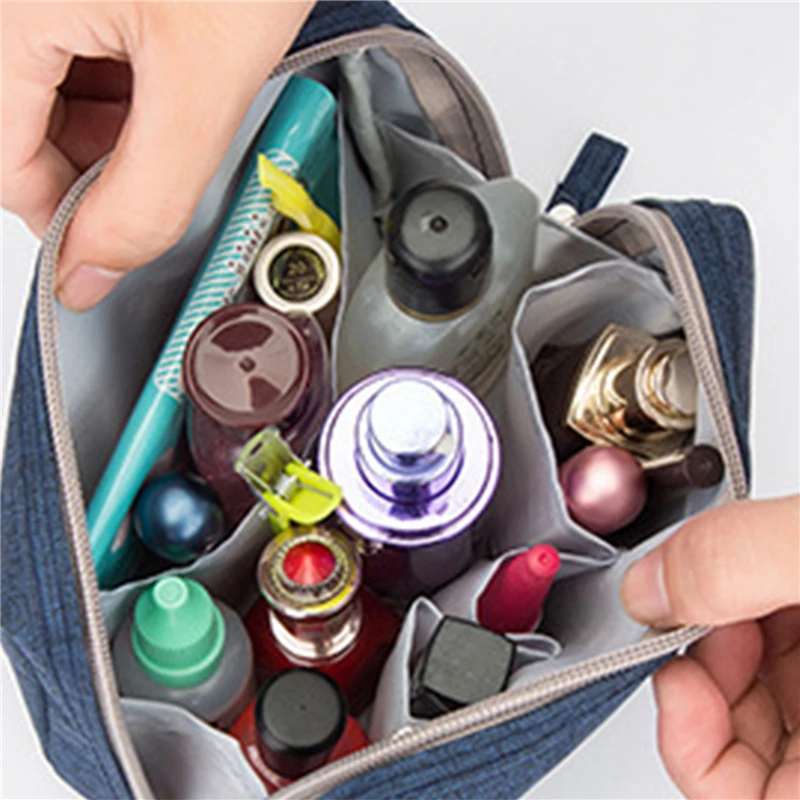 Ladies Cosmetic Bag Colourful Waterproof Travel Clutch Bag Cute With Zipper Cosmetic Bag Portable Handbag 5