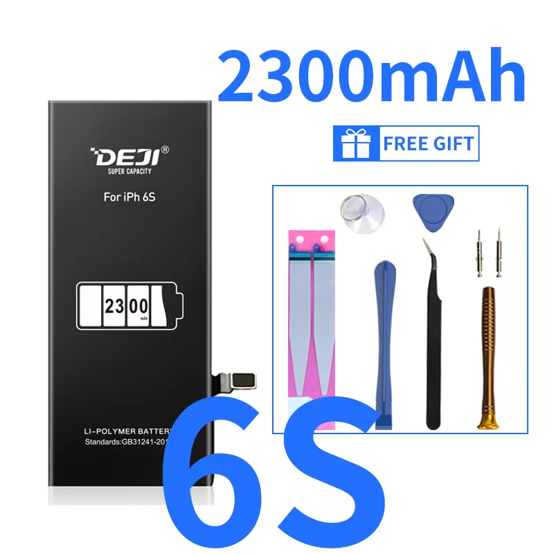 DEJI for iphone 8 battery X 6 6s 5se replace for 7 XS 11 12