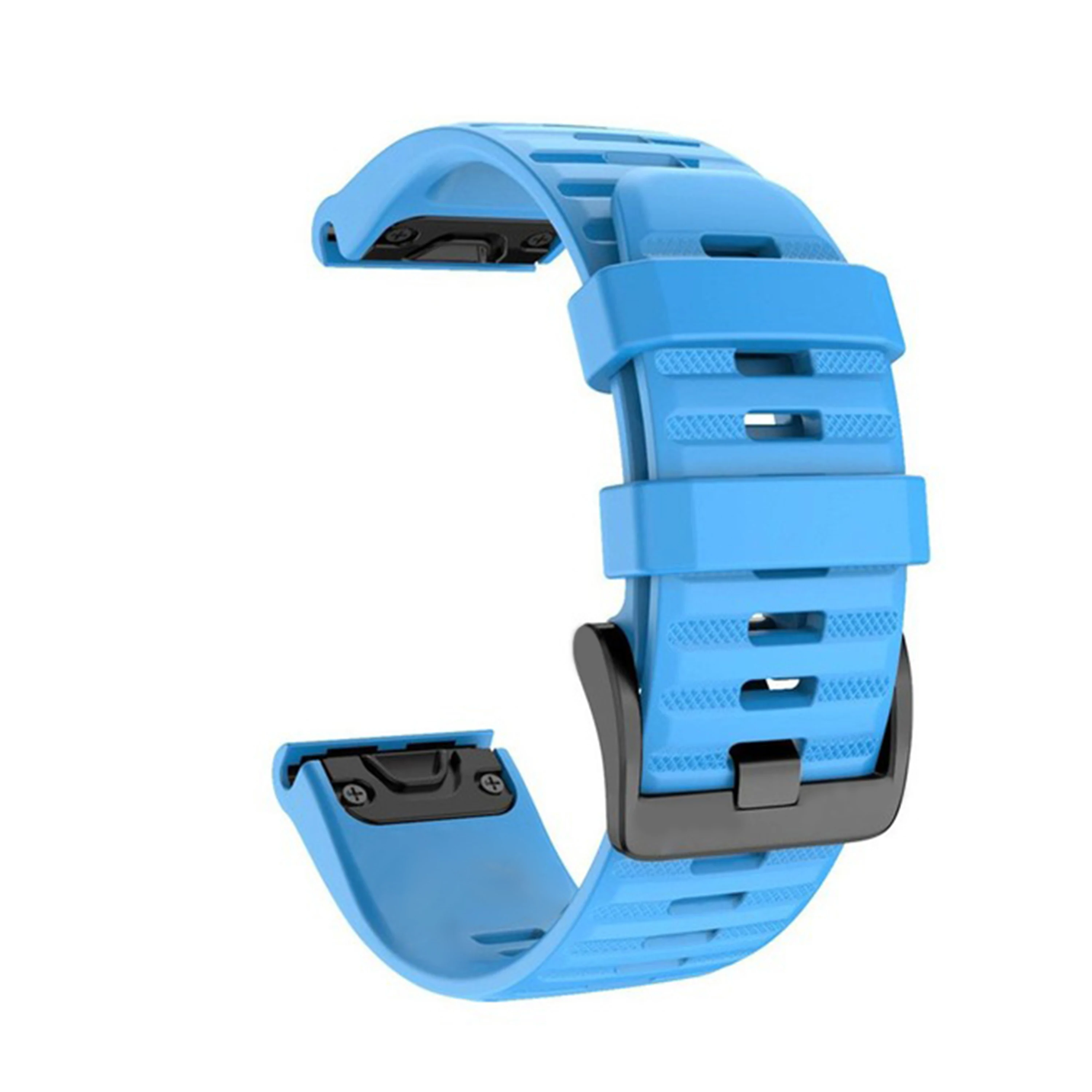 Enhanced Silicone QuickFit Smart Watch Band - Versatile 22-26mm Wrist Strap
