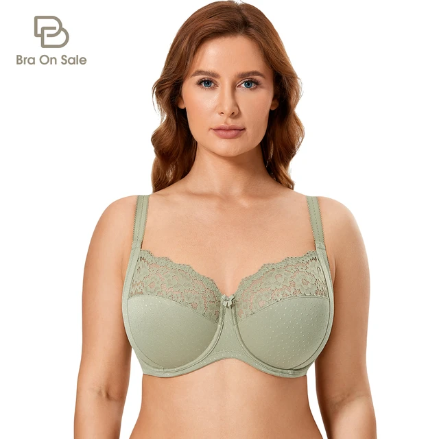 Plus Size Seemless Balconette Bra Full-Coverage Big Size Underwire