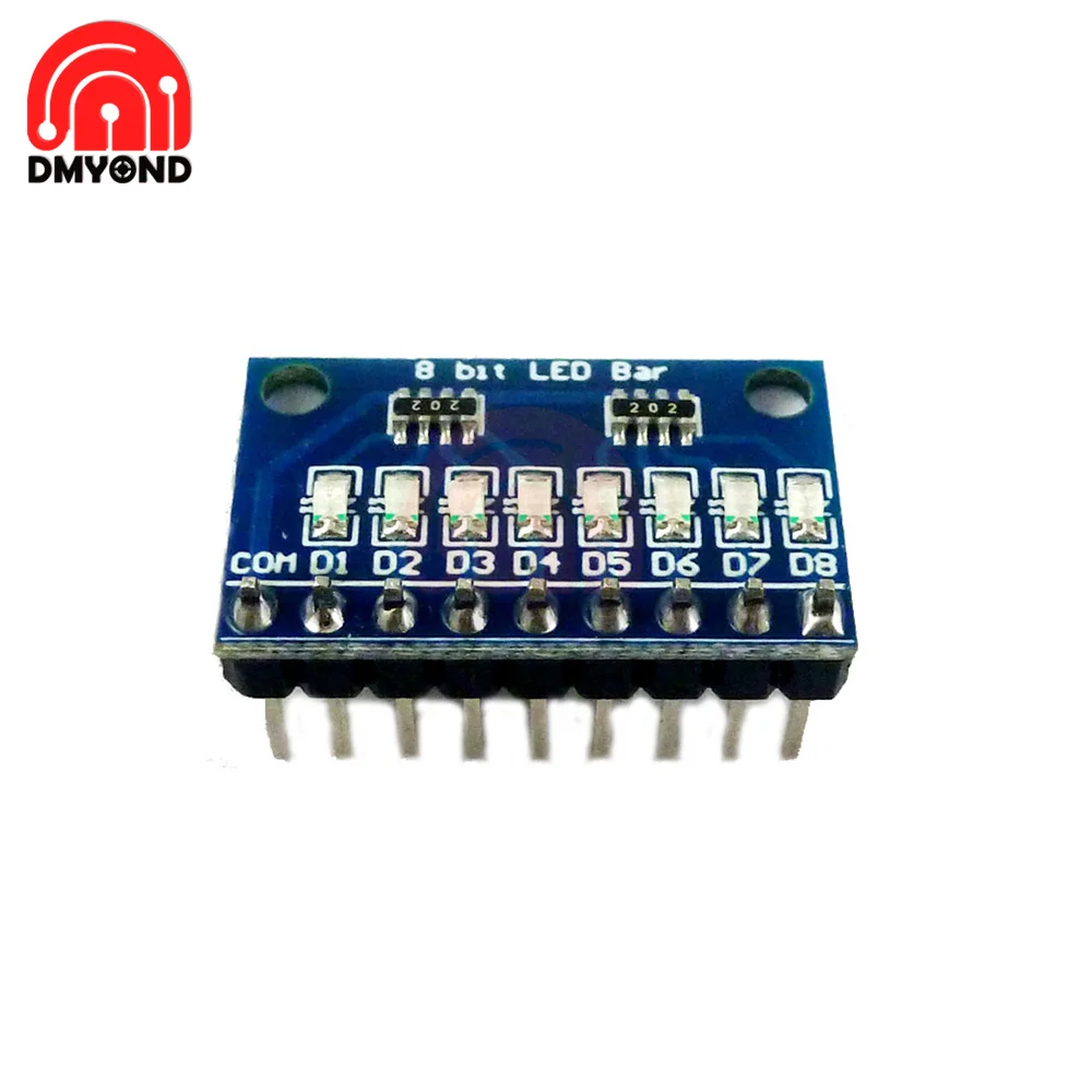 3-24v 8-Bit Blue/Red Common Anode/Cathode Led Indicator Board Starter 1Pcs For Arduino UNO Mini Nano Mega2560 DUE Breadboard