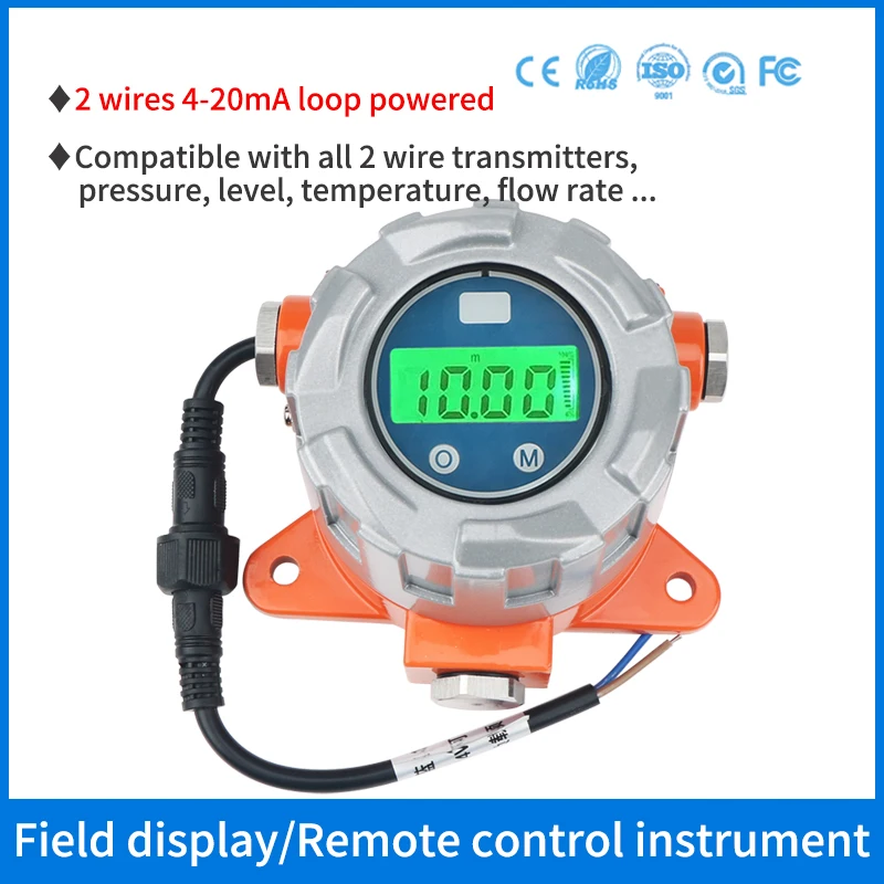 

Промышленный датчик уровня жидкости 4-20 мА с ЖК-дисплеем