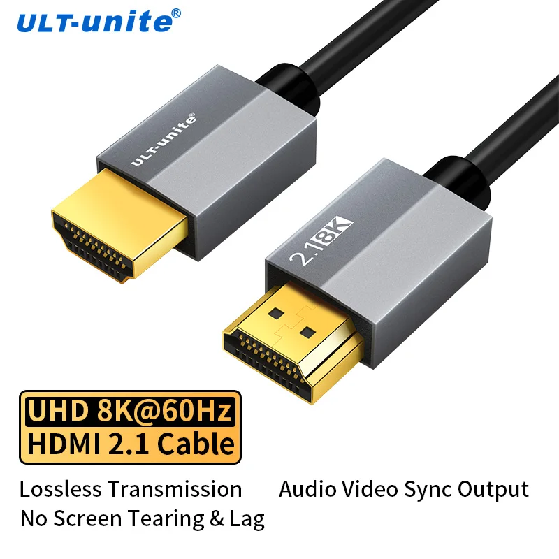 HDMI ̺ 8K 60Hz HDMI2.1 ȣȯ 3D 4K 120Hz 48Gbps eARC ARC HDCP  HDR, Macbook HD TV Ʈ  PS4/5