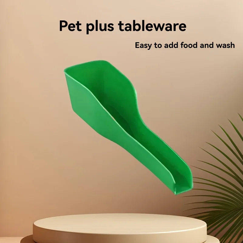 1pc EasyClean Bird Feeder, ABS Plastic Pet Food Scoop, No-Electricity Pet Feeding Spoon, Washable Pet Supplies for Bird Feeding 2