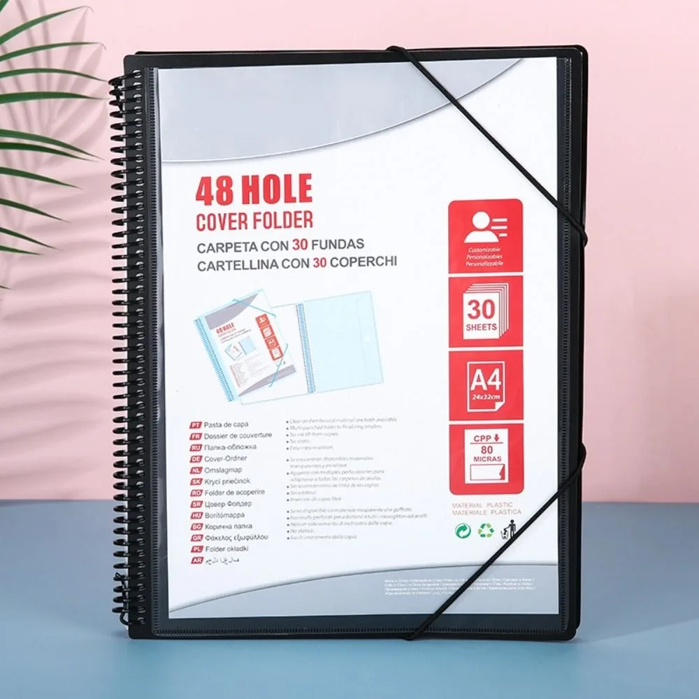 

Multi-function A4 File Folder New Office Storage Tools Binder Papers Storage Bag File Pouch Booklet Documents Organizer Office