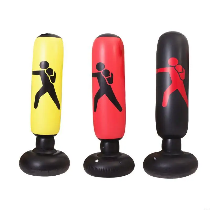 MXLD Fitness Inflatable Punching Bag Stress Tower Target Bag for Kids/Adults