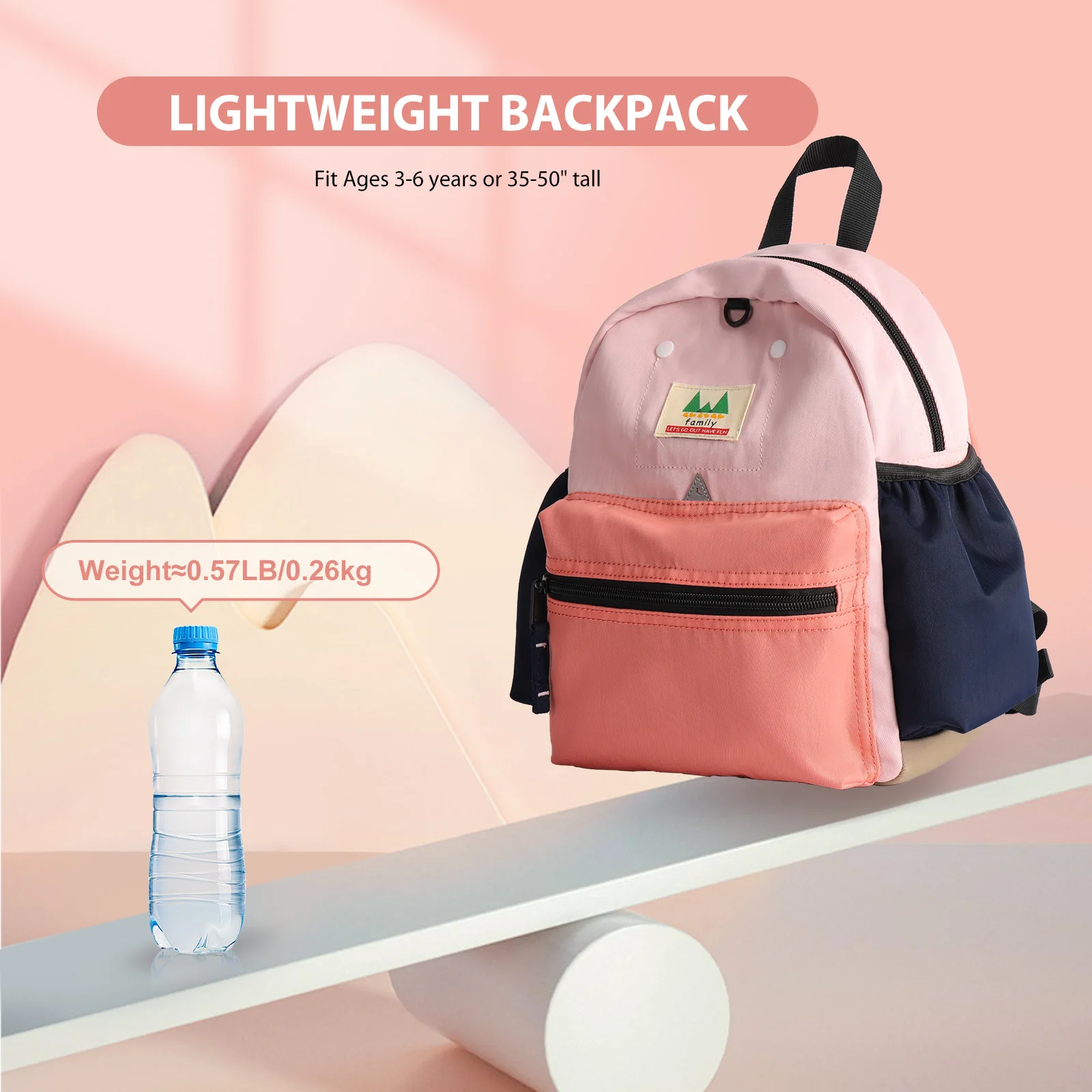 Children's Backpack, Preschool Backpack For Kids Girl Unisex Kids School Backpack for Kids 3-6 Years，Little Kid Backpack Bookbag - 4