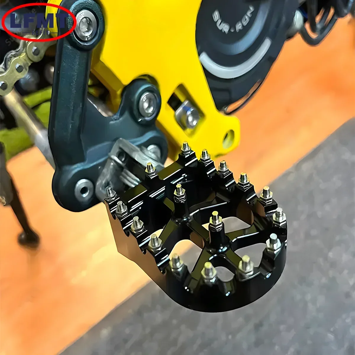 Motorcycle Foot Pedals CNC Footpegs Foot Pegs Rests For Sur-Ron Motocross Surron Sur ron Light Bee S Light Bee X Off-Road Electric