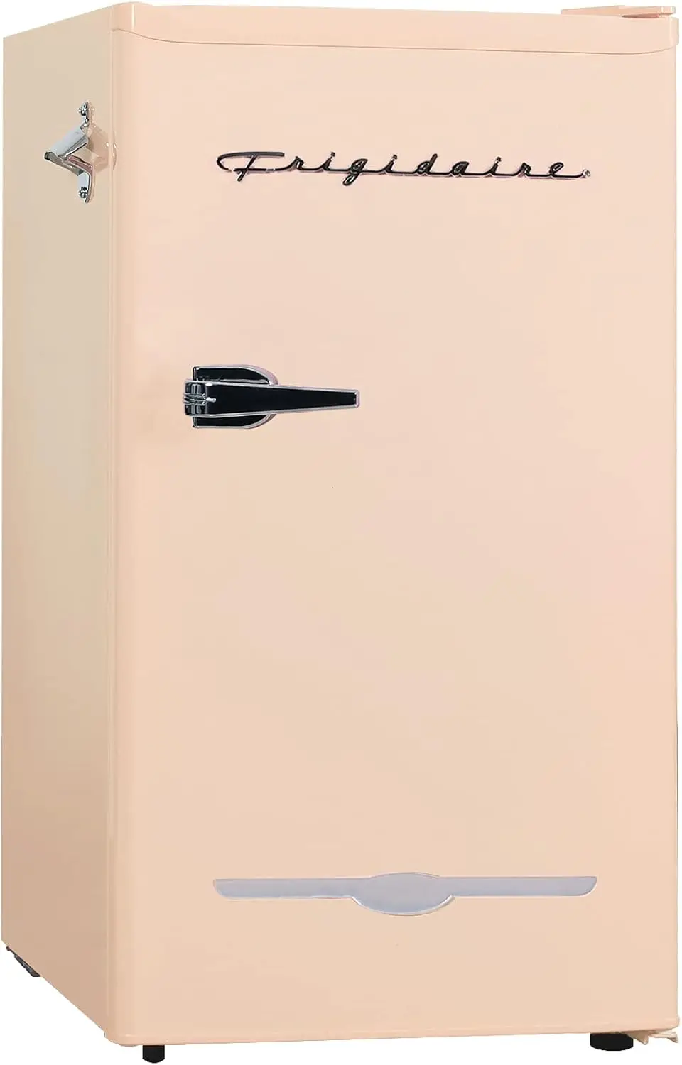 Retro Compact Fridge with Chiller, 3.2 cu ft Countertop Fridge with Built-In Bottle Opener, Compact Refrigerator for Office, Bed