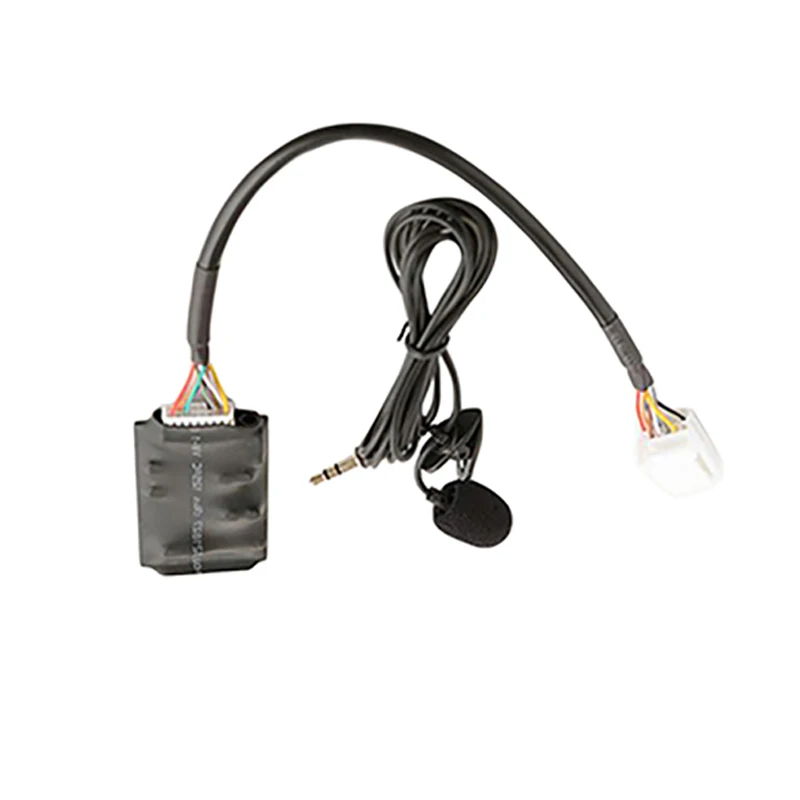 

12V Handsfree Disc Box Harness With Microphone Bluetooth Connection For Toyota RAV4 AUX Adapter Module Car Accessories