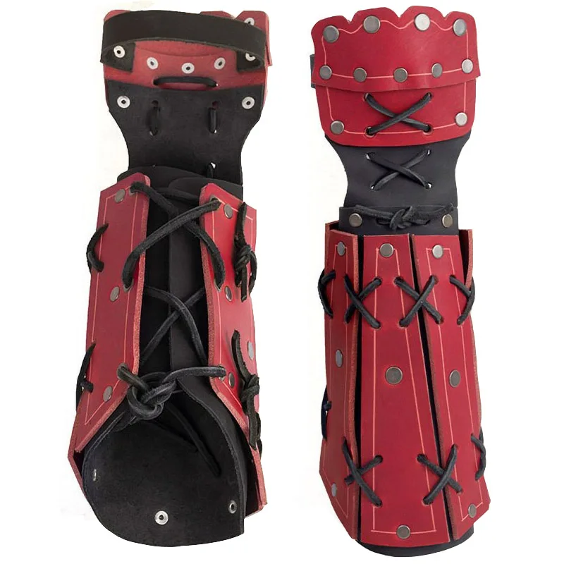 Fantasy PU Leather Gauntlet Cosplay Prop