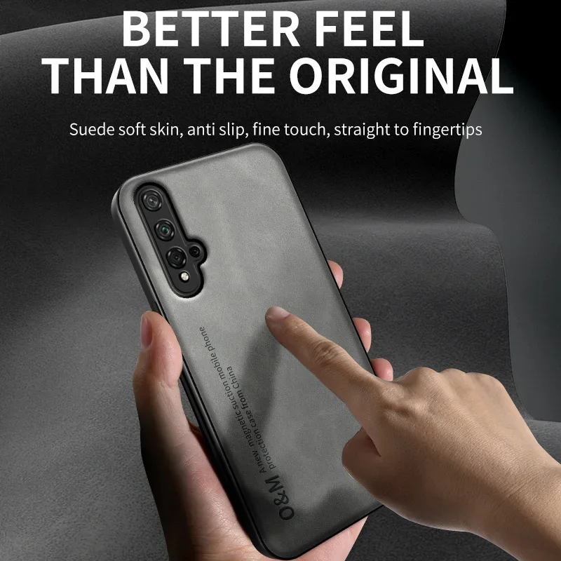 Premium Magnetic Leather Phone Case with Silicone Lining - Luxury Protective Cover
