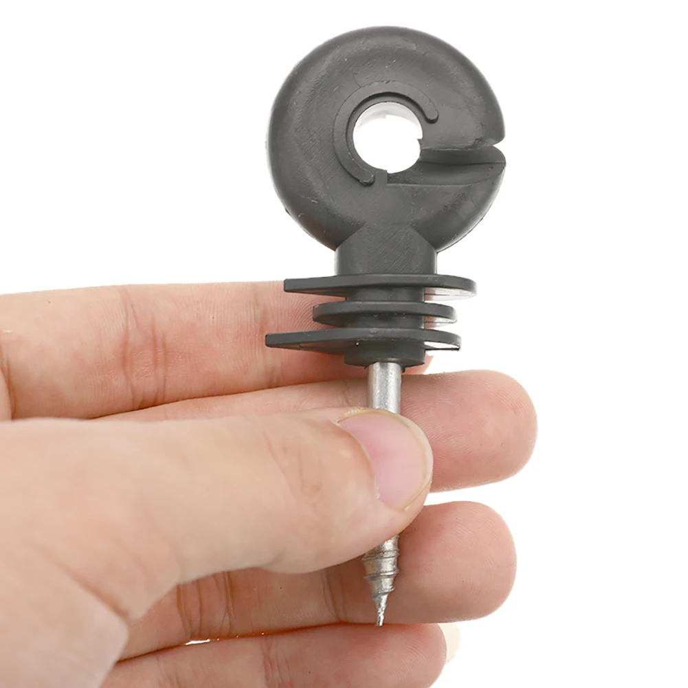50Pcs Electric Fence Insulators Durable Screw Posts Multi-functional Fence Insulators Post Insulator Accessories for Garden