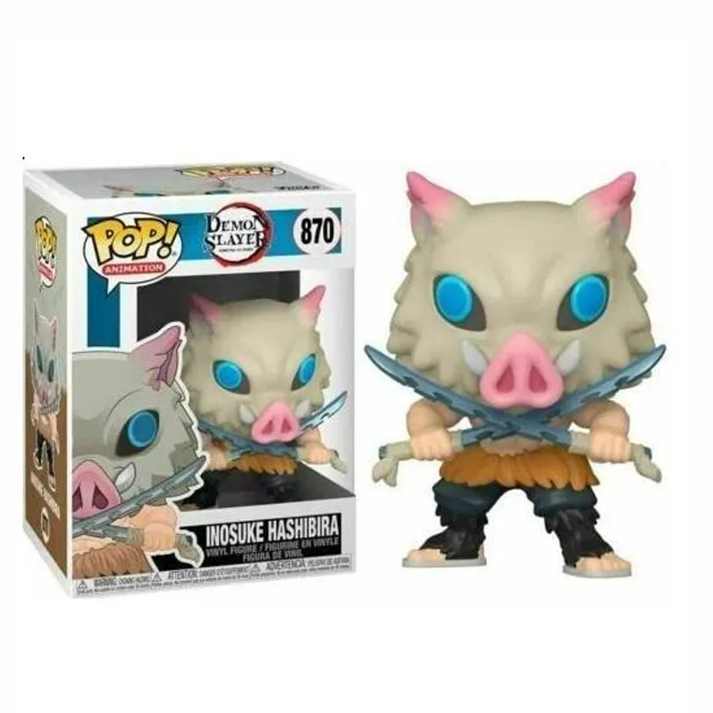 thumbnail image 5 of Funko Pop Animation Demon Slayer Inosuke Hashibira #870 #875 #1057 #1090 Figuras de acción de vinilo Muñecas Juguetes Regalo para niños, 5 of 5
