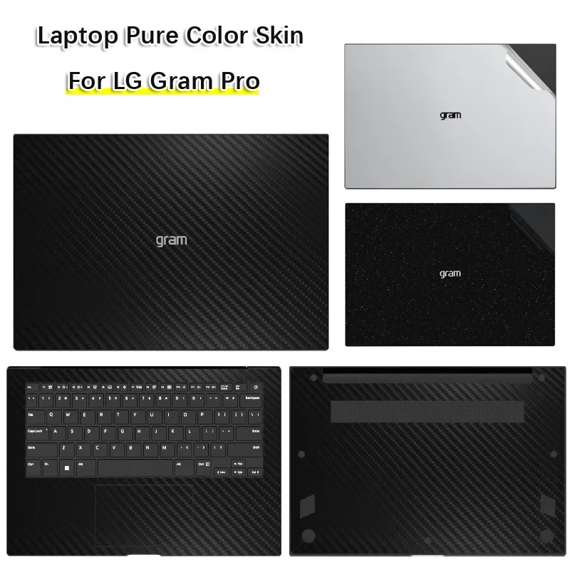 Adesivi Per Laptop Per Lg Gram Pro 2024 Evo Ultra7 16 "16 Z90Spd Laptop Protezione In Vinile In Fibra Di Carbonio