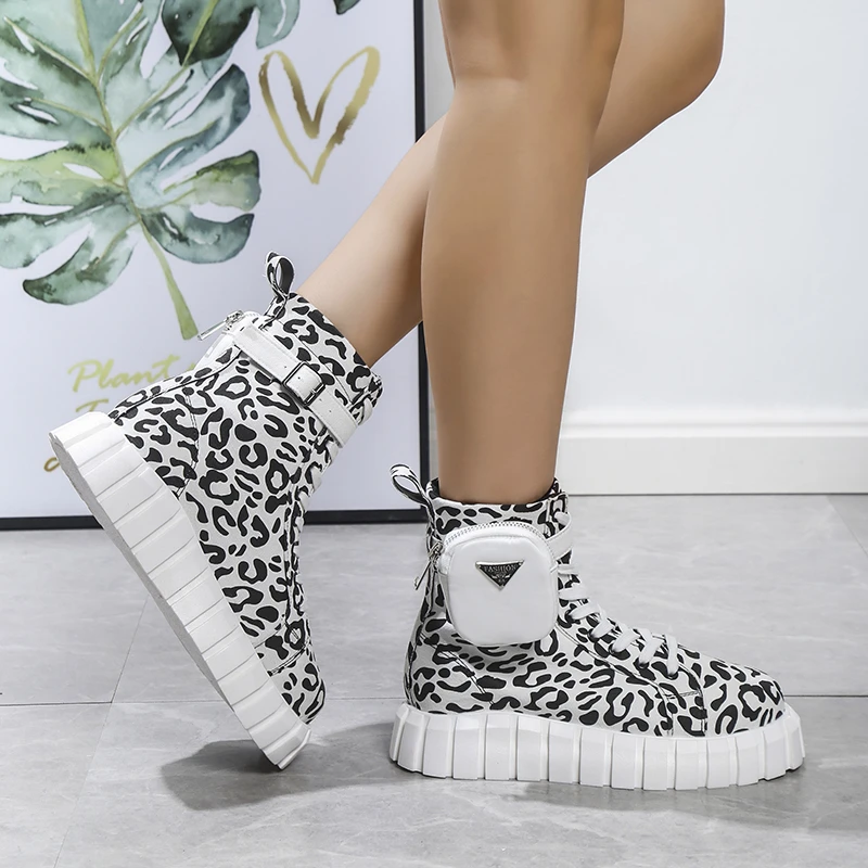 

Сапоги женские осенне-зимние Новые повседневные тканевые сапоги большого размера с круглым носком на толстой подошве