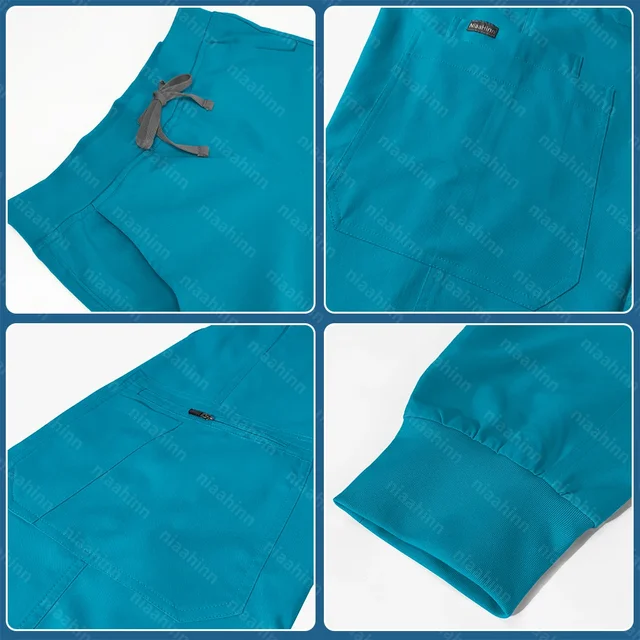 스크럽 유니폼 세트, 패션적인 디자인, 통기성이 좋은 유니폼