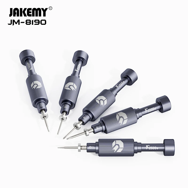 

JAKEMY JM-8190 High hardness precision screwdriver iPhone bottom plum cross Y-shaped star inner disassembly tool