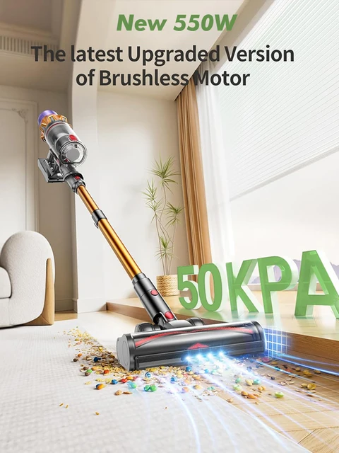 Armo V18 Aspirapolvere portatile 50kPa 550W Potenza 6 in 1 Aspirapolvere senza fili Intelligente Home Display LED Sweeper Macchina portatile 4