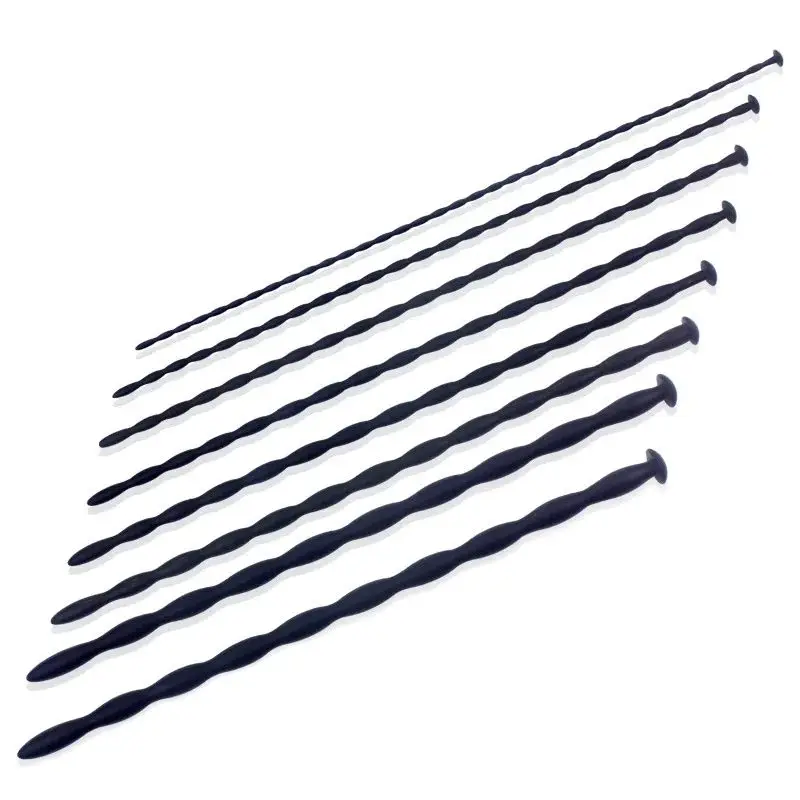 Urethral Catheter Penis Dilator Sound Horse Eye Penis Plug Silicone Catheter Sounding Men Masturbation Sex Toys Urethral Inserts