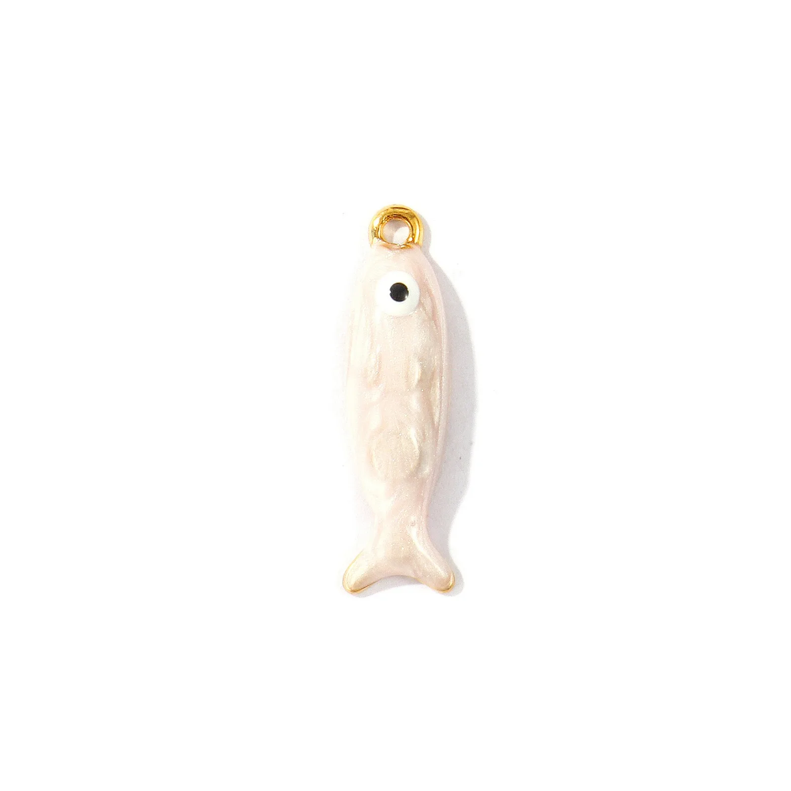 2 Stück Edelstahl-Anhänger, vergoldet, Ozeanfisch-Motiv, mehrfarbige Emaille, DIY-Schmuckzubehör für Damen-Halsketten und Ohrringe – Detail 4