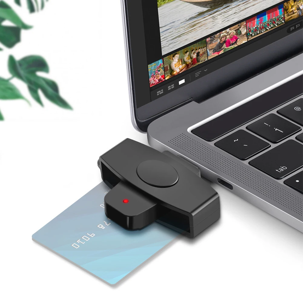 Type-C Smart Card Reader for Secure Transactions and Tax Declarations