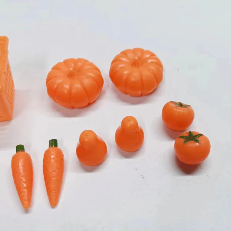 112 Mini Simulation Artificial Fruits And Vegetables For Children Doll House Vegetable Plastic