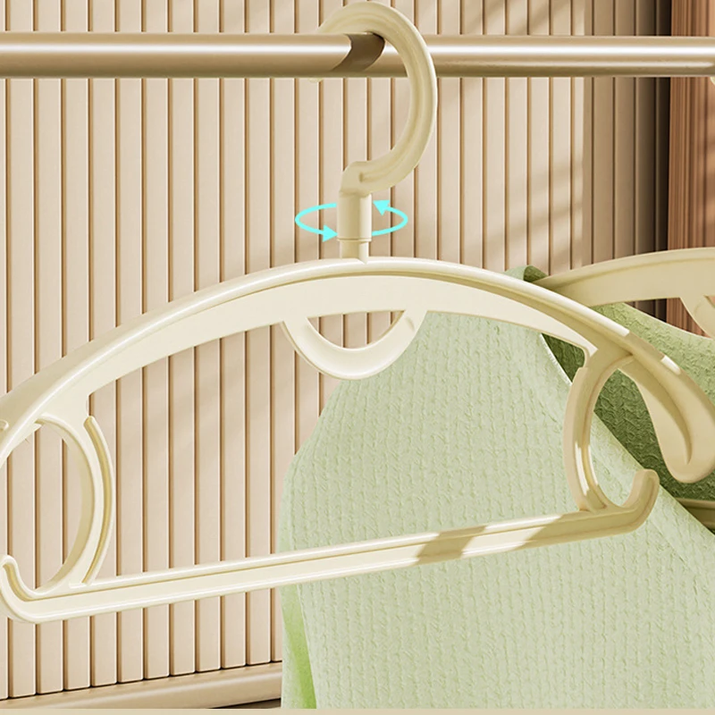 1-50PCS Hangers Multi-Functional Wide-Shoulder Non-Slip Drying Rack Thickened Clothes Drying Support Rack Student Coats Hanger