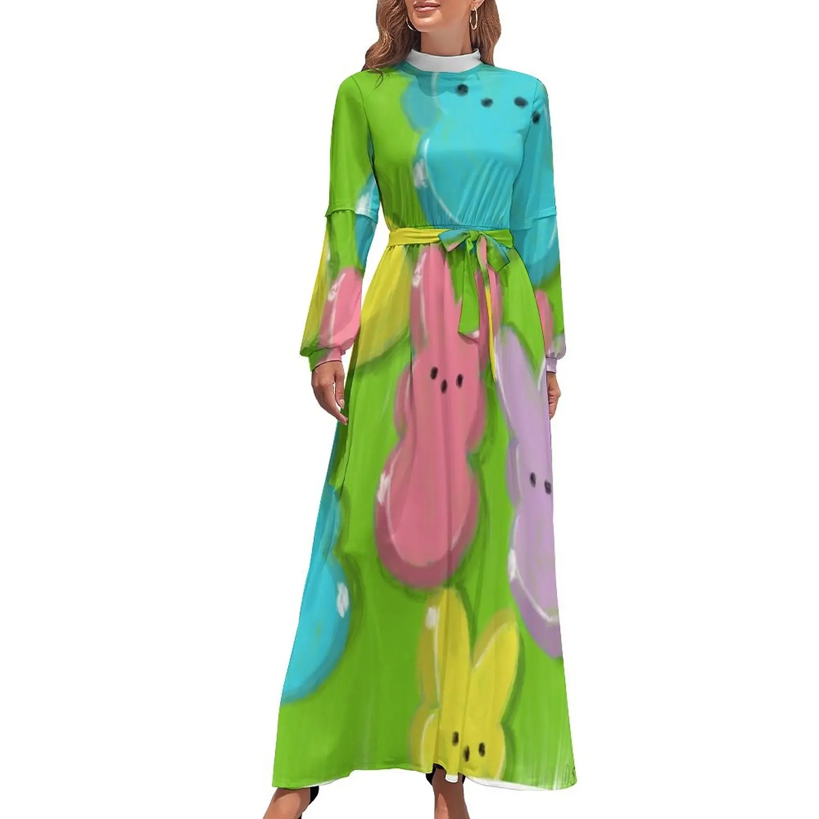 Bunny Peeps Vestido largo vestidos elegantes tallas grandes vestido para mujer 2024 Vestido de noche de mujer Falda de mujer