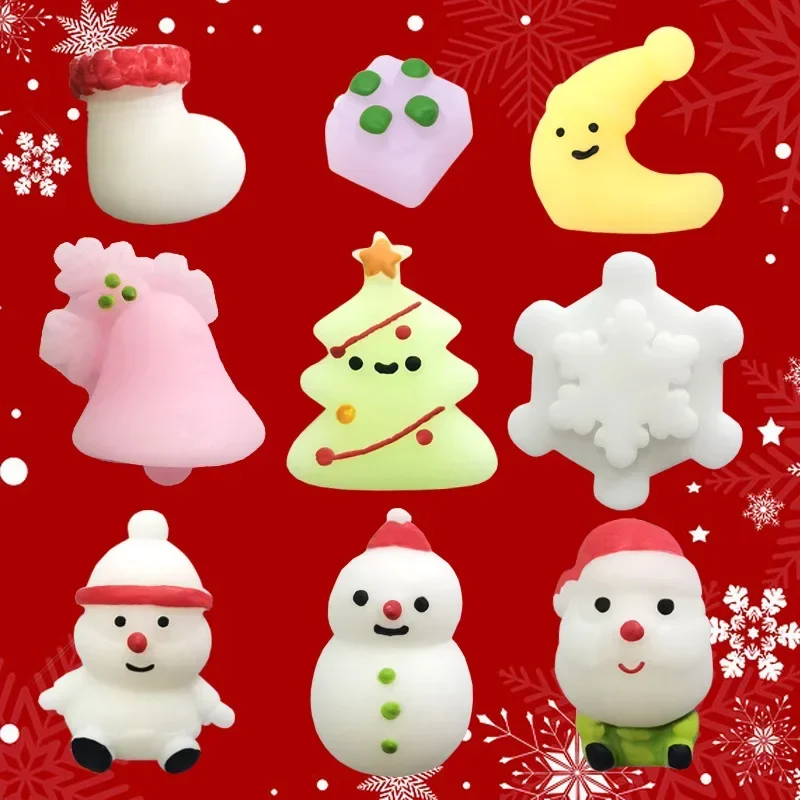 

Случайная отправка одной игрушки для рождества, детская Рождественская игрушка-фиджет, декомпрессионная гусиная сумка, подушка для рук, украшение, Детская музыка