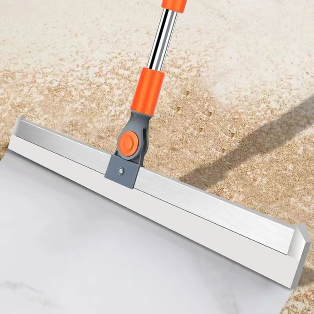 Silicone Long Handle Squeegee Stainless Steel Shower Window Squeegee Household Cleaning Wiper Household Cleaning Accessories