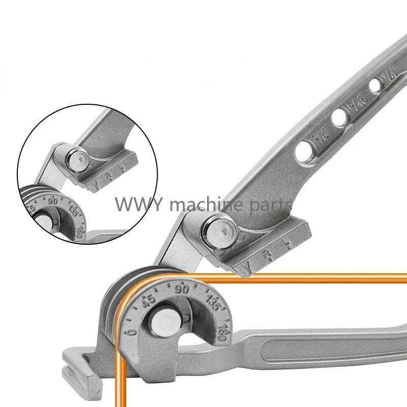 3 In 1 Pipe Bending Hand Tool Combination Tube Bender 90 180 Degree Tube Bending Machine 6mm 0.24in 8mm 0.31inch 10mm 0.39inch tube bender