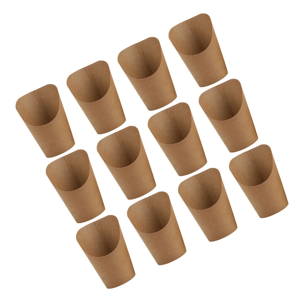 

French Fries Snacks Storage Bags Kraft Paper Bag French Fries Holders Fried Chicken Snack Take Out Packaging Bucket