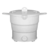 Folding Silicone  Kettle Travel Water Heating Boiler Noodles Soup Pot Food Cooker Hotpot Cooking Skillet 5