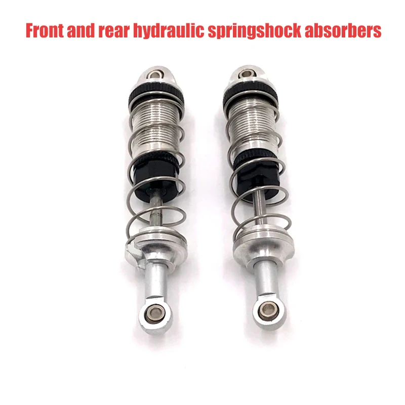 Enhanced RC Car Metal Upgrade Front and Rear Hydraulic Spring Shock Absorbers