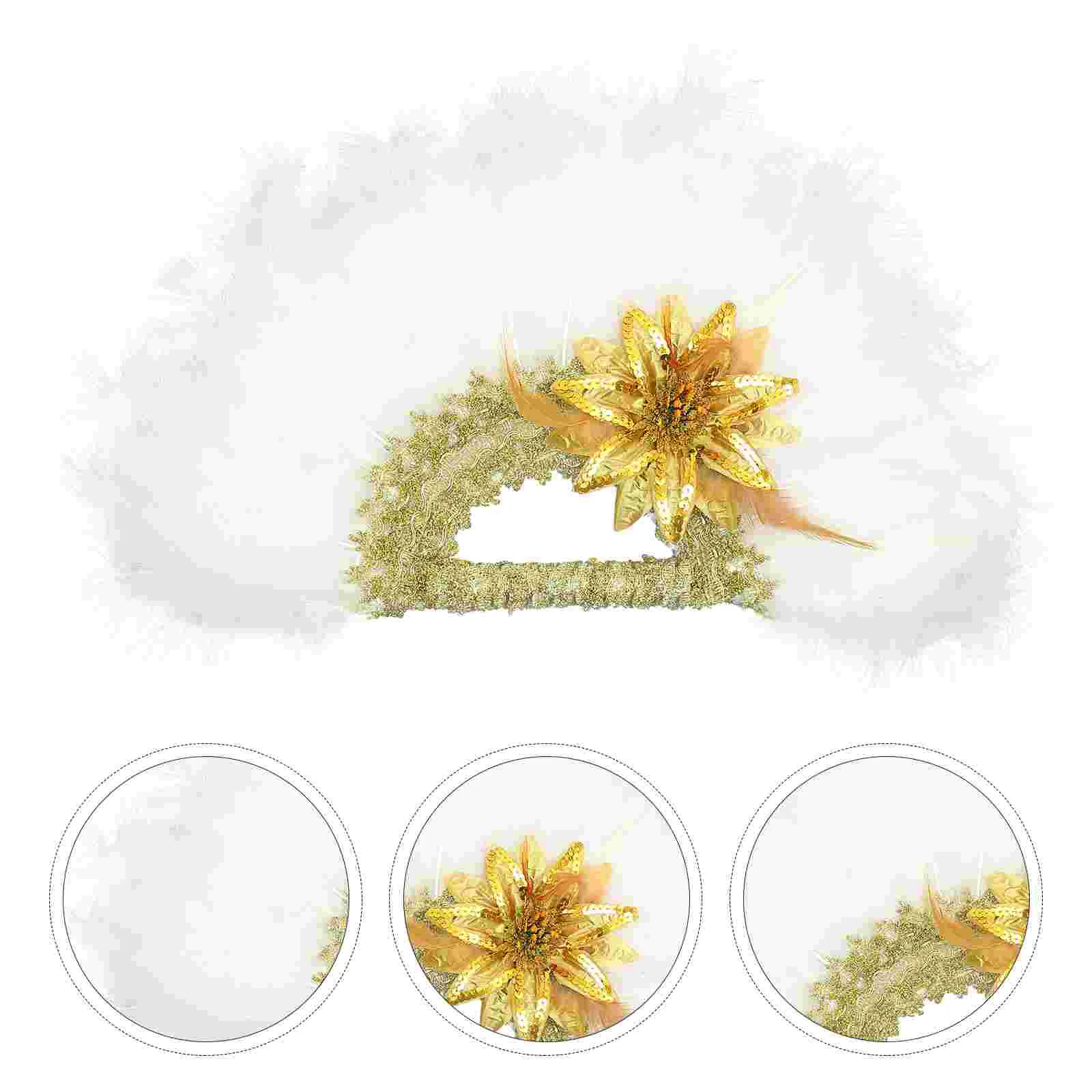 

Hand Fan Party Bridal Plume Stage Performance Beautiful Vintage Clothes
