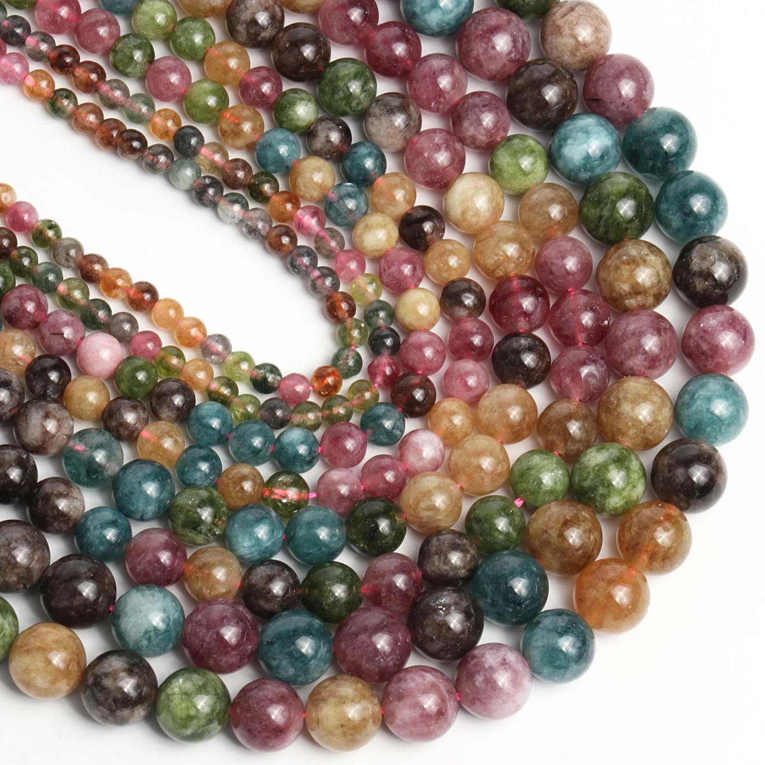 Colorful Beads Natural Beads Jewelry Making Scatter Deoration Beads  4/6/8/10mm