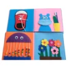 Toddlers Montessori Busy Story Cloth Book 3D Baby Sensory Early Learning Education Habits Knowledge Develop Travel Toys 4