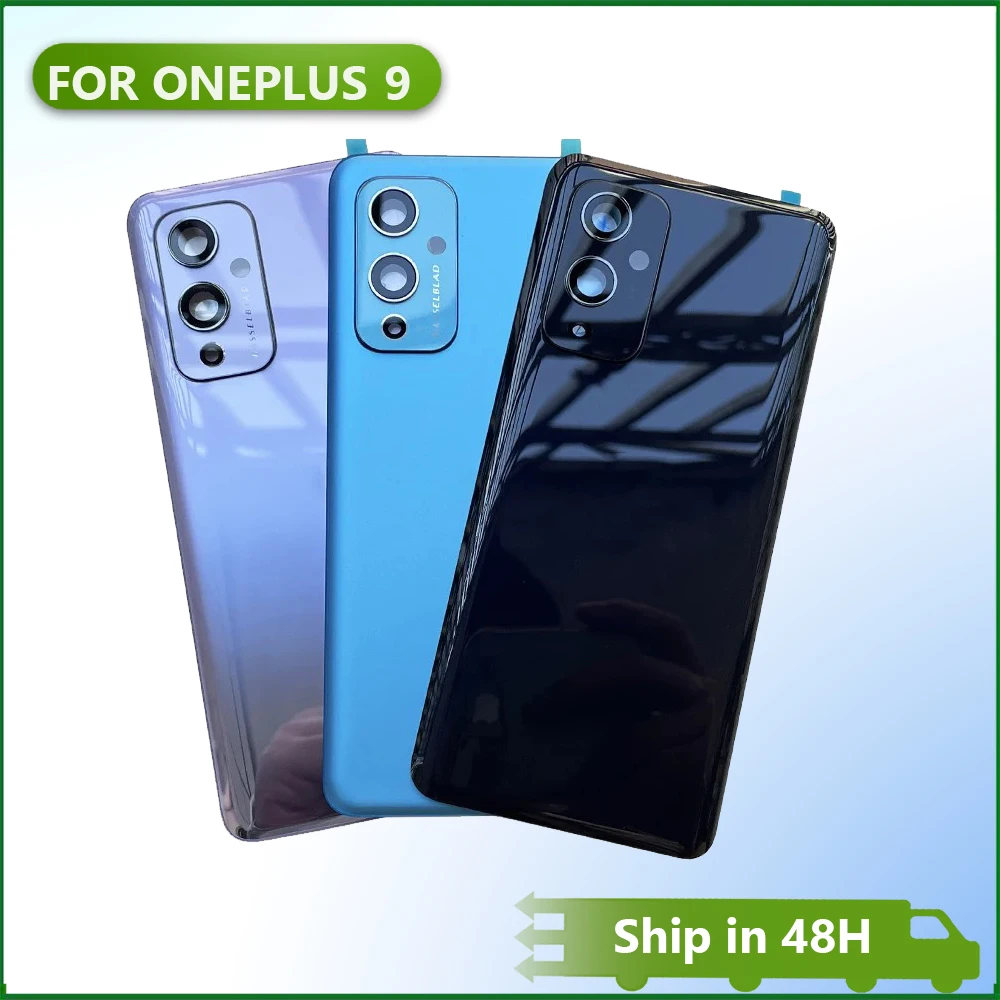 Задняя крышка корпуса One Plus 9 Gorilla Glass 5 для OnePlus 9, задняя крышка, запасная жесткая батарея