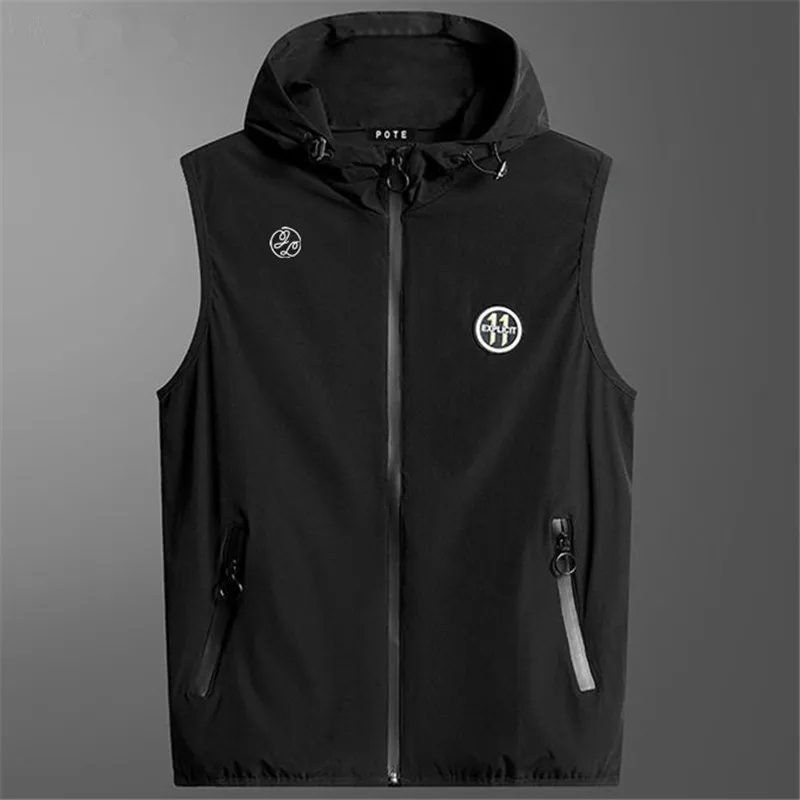 NEW 2024 Men's Golf Jacket vests Fashion sports men golf Coat Elastic fast dry hooded golf Vest outdoors tennis Golf Waistcoat