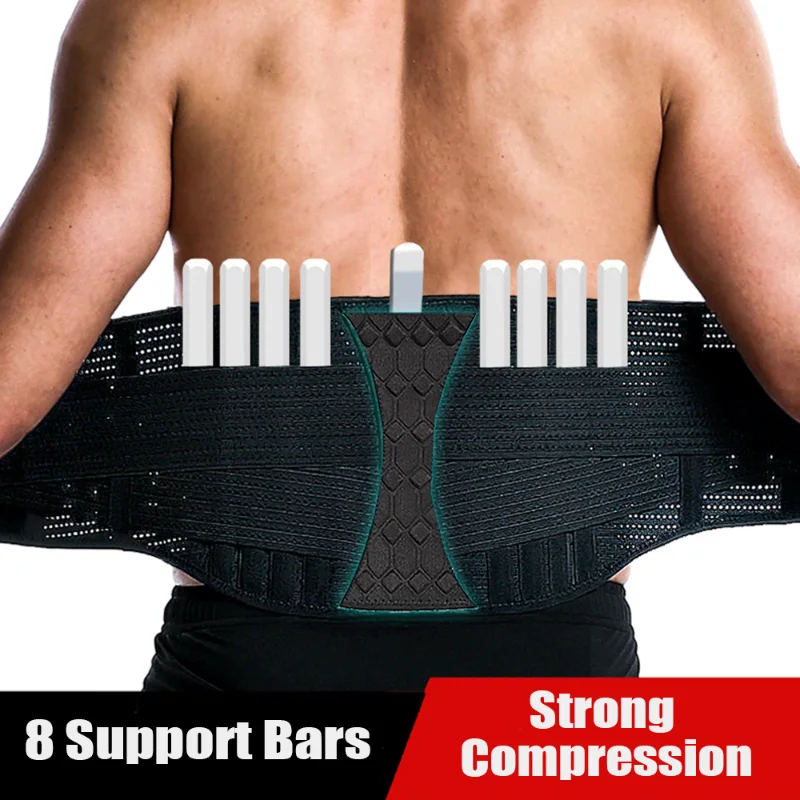 Sports Lower Back Brace Lumbar Support Belt Adjustable Waist