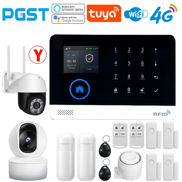 Alarm System, 4G Secure Home WiFi Smart Home Alarm
