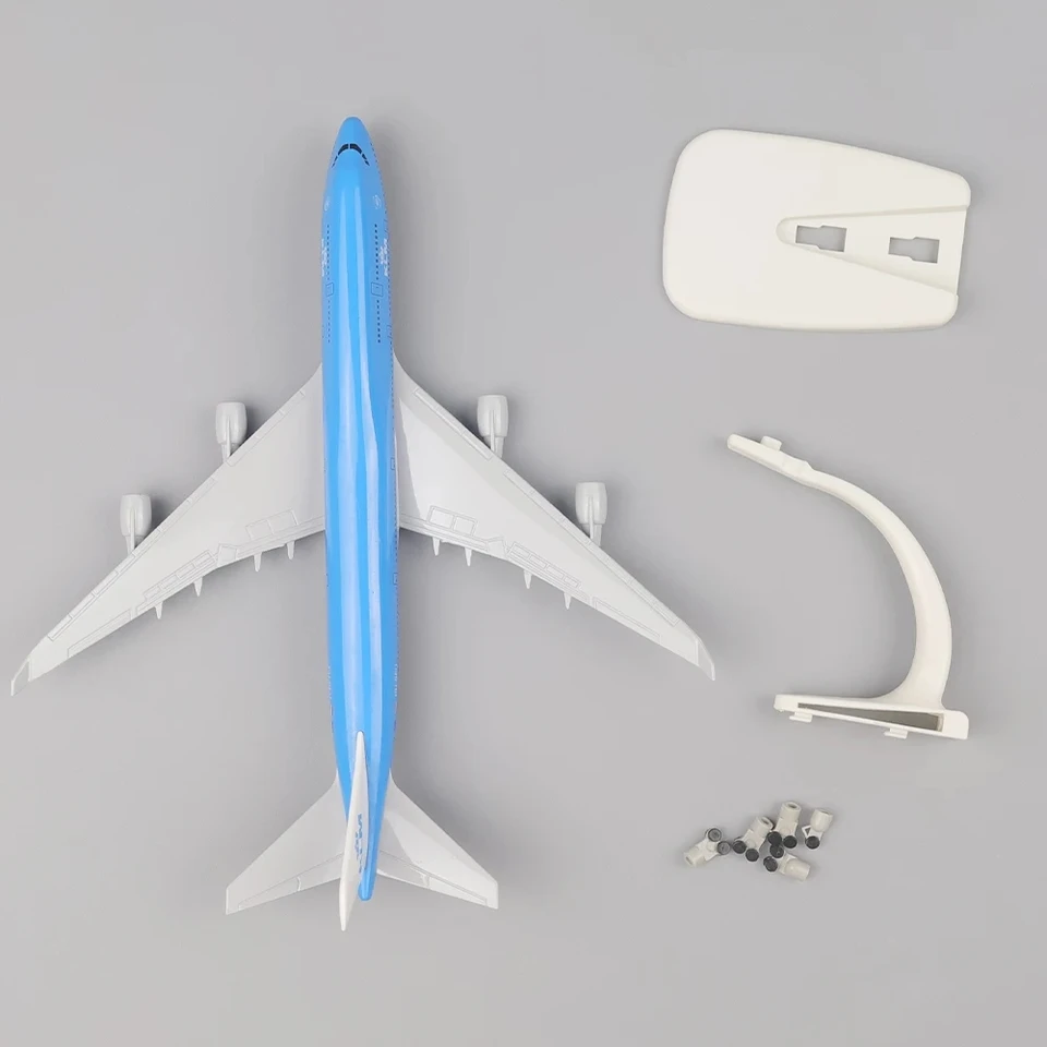 TECKEEN 1/400 Schaal KLM B747 Model Legering Fighter Model Diecast Vliegtuig Model voor Collectie